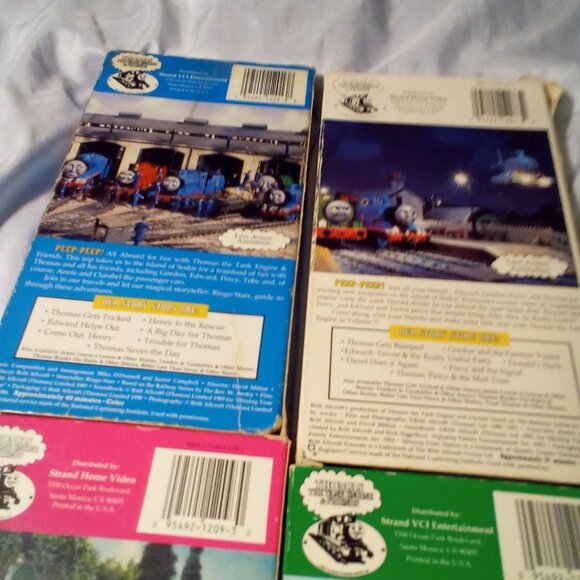 Thomas The Tank Engine & Friends VHS Tape Lot of 4 Shinning Time Vintage Classic - Picture 4 of 5